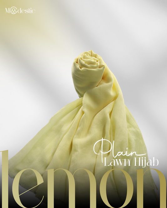 Lemon - Plain Lawn