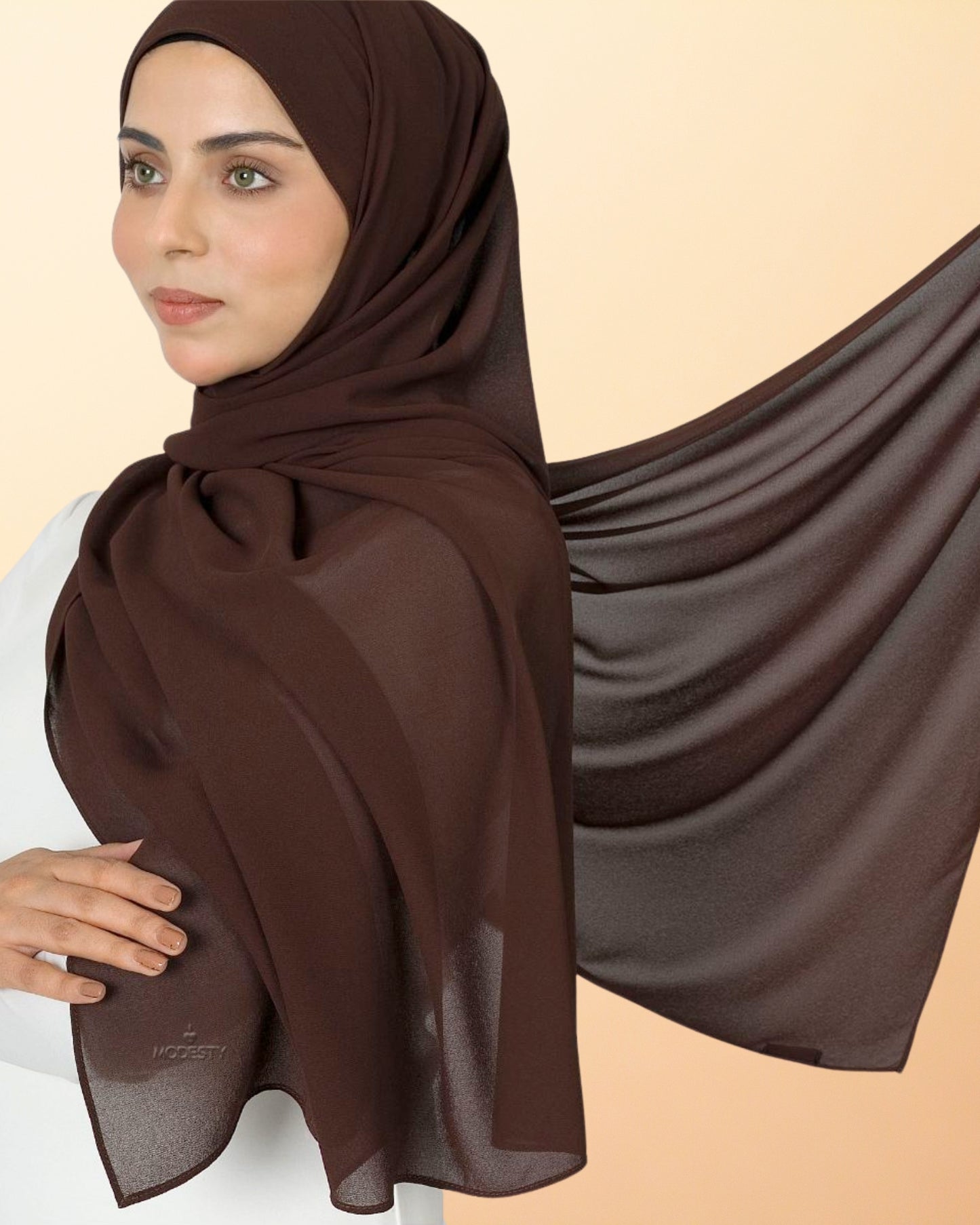 Premium Chiffon - Dark Chocolate