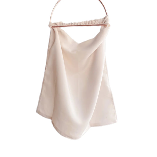 Elastic back Niqab - Classic Neutral