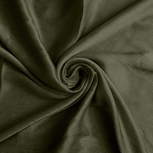 Crinkle Silk Hijab Olive Green