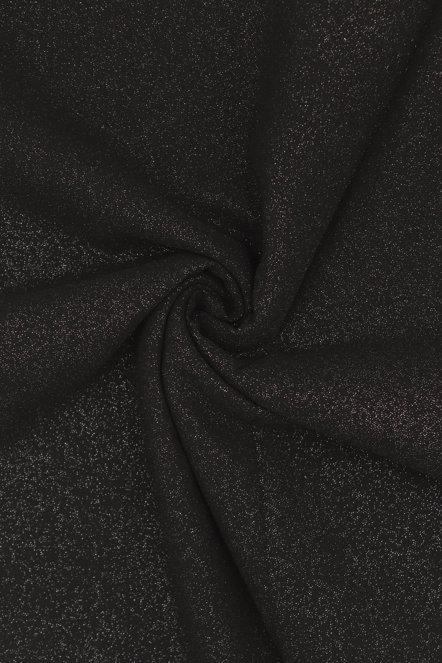 Coal -Glossy georgette