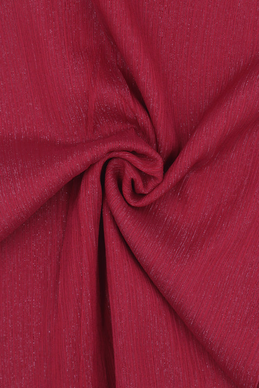 Lining Chiffon - Crimson Ember