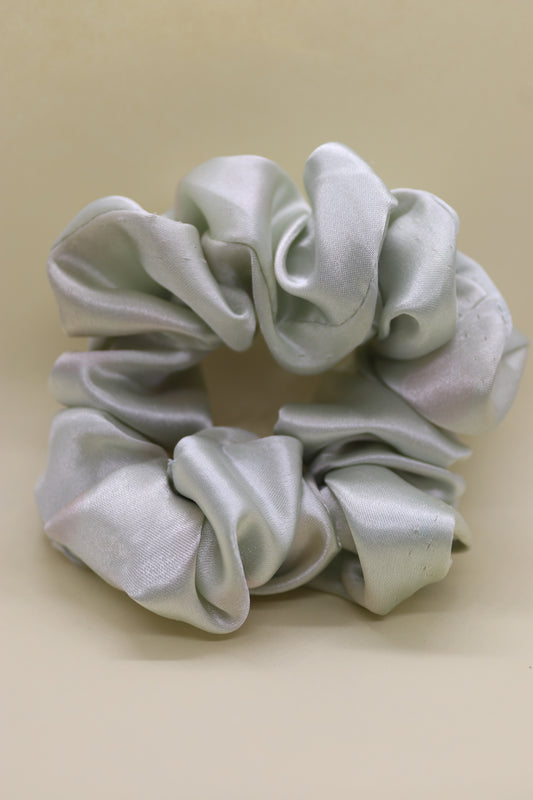 Grey Glam Scrunchies