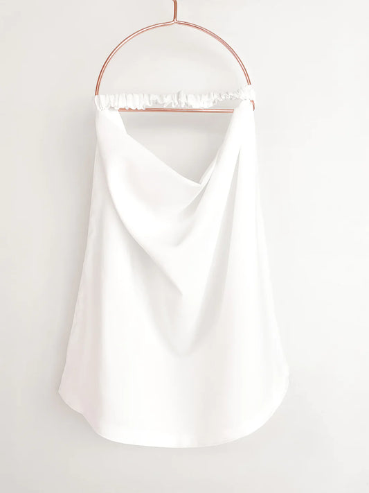 Elastic back Niqab - Milky White