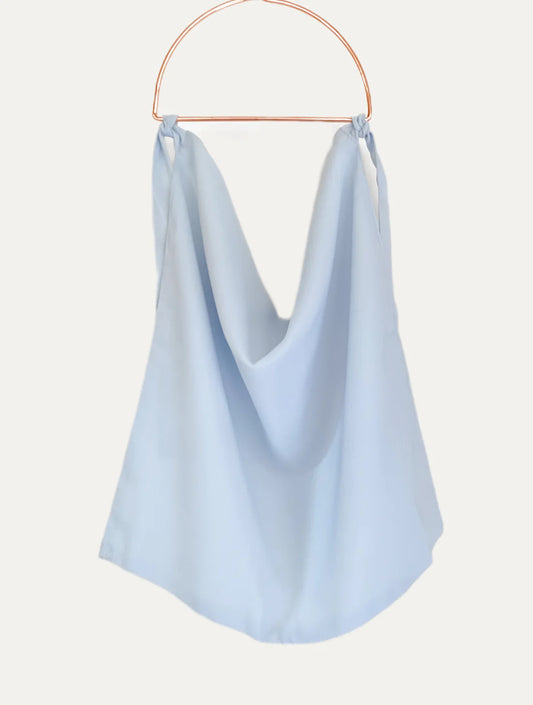 Tie-back Niqab - Sky blue