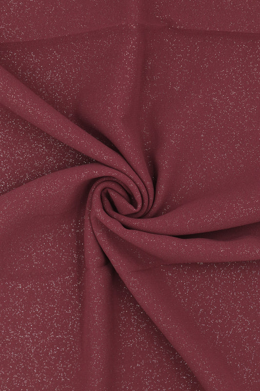 Magenta -Glossy georgette