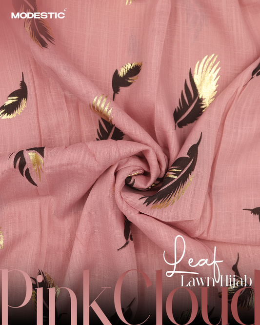 Pink Cloud - Leaf Lawn Hijab