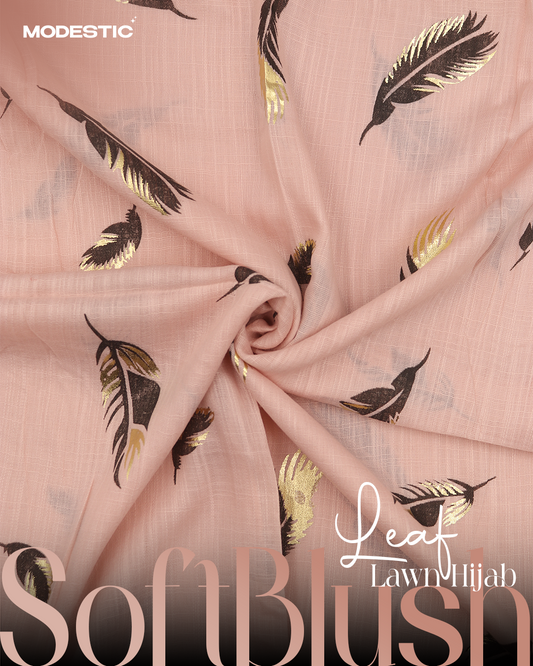 Soft Blush - Leaf Lawn Hijab