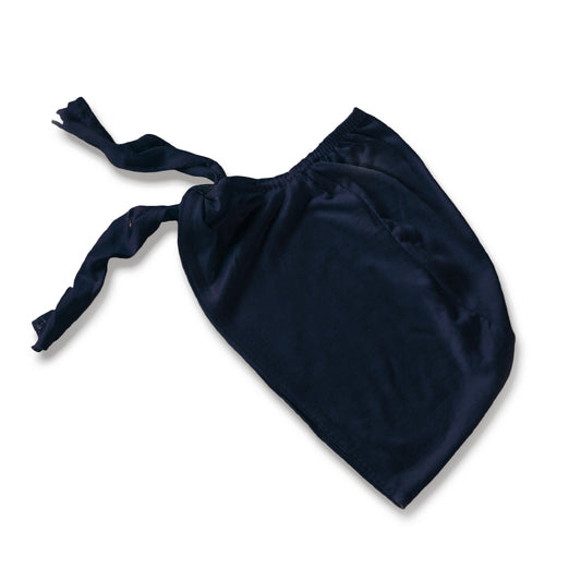 Tie-back Underscarf (Navy Blue)